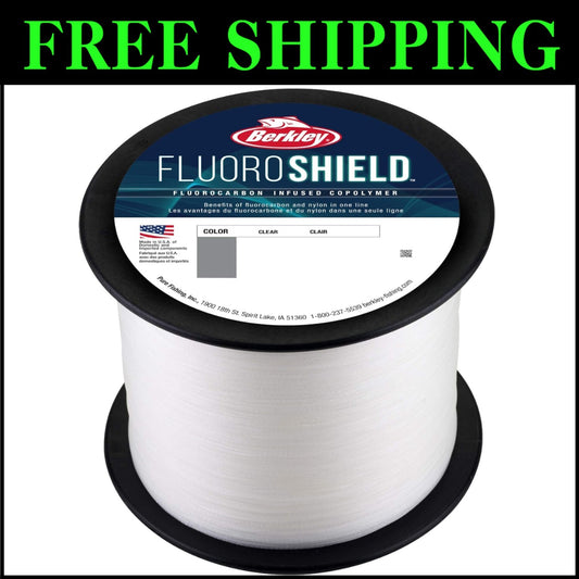 High Strength 4lb Test Fluorocarbon Fishing Line - 3000yd for Spinning & Casting