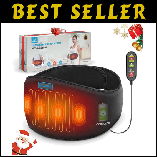 Soft Velvet Cordless Back Heating Pad - 58 Inches for Full Comfort & Relaxation