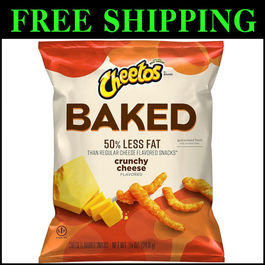 Individually Packaged 104 Cheese Flavored Whole Grain Snacks - Perfect for Kids