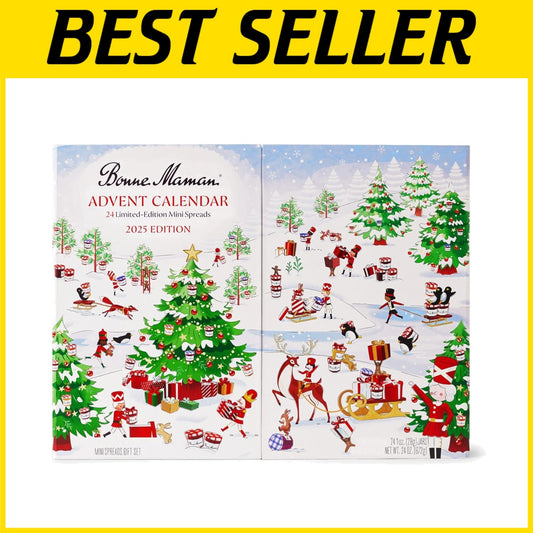 Beautifully Illustrated 2025 Advent Calendar - 24 Seasonal Flavor Surprises