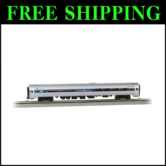 Detailed 85' Amtrak Amfleet I Café Car - Northeast Region Phase VI HO Scale