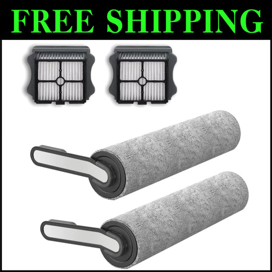 Cordless Vacuum Filters & Brush Roller Set for Tineco Floor ONE S5/S5 Pro