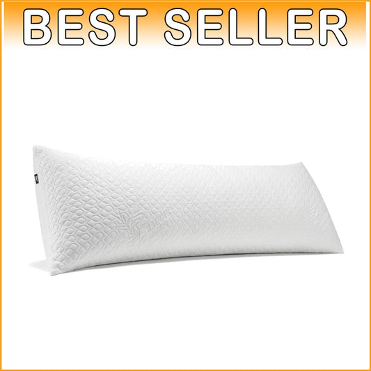 Breathable Extra Thick Body Pillow with Cooling Pillowcase - 20x54 Inches