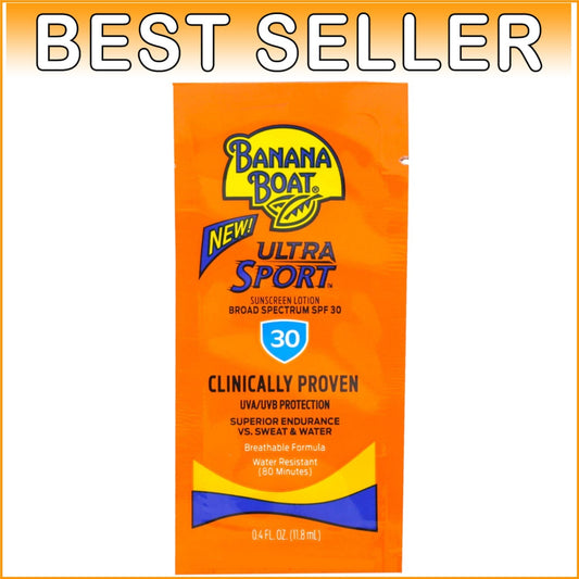 Active Protection SPF 30 Sunscreen - 200 Single Use Packets for Outdoor Fun