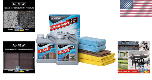 2-Step Outdoor Clean & Protect Kit - Restore Shine & Shield Your Furniture