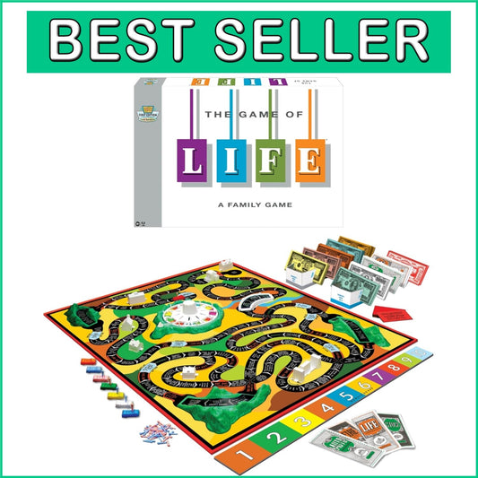 1960 The Game Of Life Classic Board Game - Nostalgic Family Fun for 2-6 Players