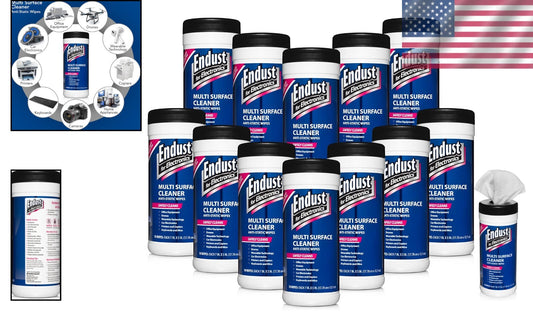 Anti-Static Electronics Cleaning Wipes - 70 Pre-Moistened Wipes - Non-Toxic