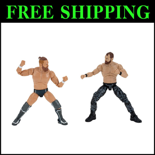 6-Inch AEW Unrivaled Jon Moxley and Bryan Danielson Figures with Alternate Hands