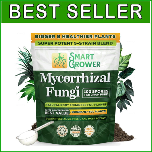 5-Strain Mycorrhizal Fungi Blend - Potent Support for Garden and Lawn Growth