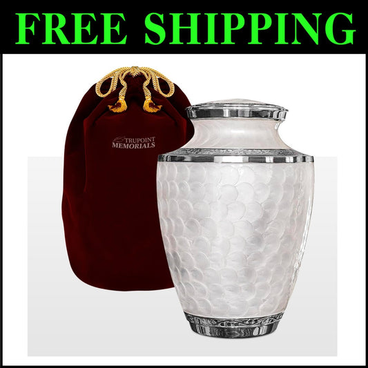 Memorial Urn for Adult Ashes – Extra Large, Secure & Beautifully Handcrafted