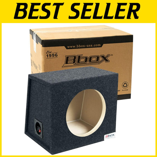 Sleek 10” Subwoofer Enclosure for Cars - Professional Grade Audio Enhancement