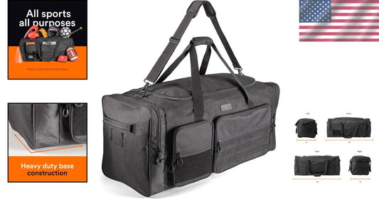Versatile Heavy Duty Travel Duffle Bag - Perfect for Coaches & Enthusiasts