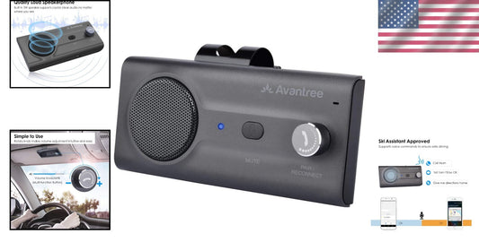 Hands-Free Car Audio Kit with Long Battery Life & Dual Phone Connectivity - CK11