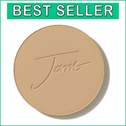 Talc-Free Mineral Foundation Refill - Sweet Honey SPF Compact for All Skin Types