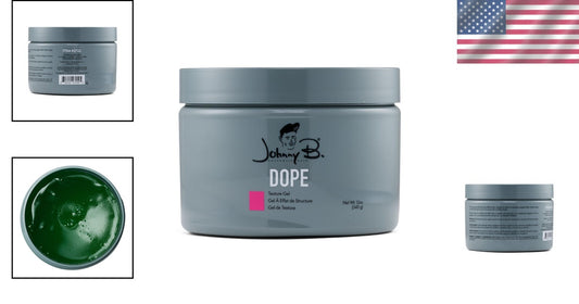 12oz Dope Texture Gel - Lightweight Finish with No Crunch for All Hair Types