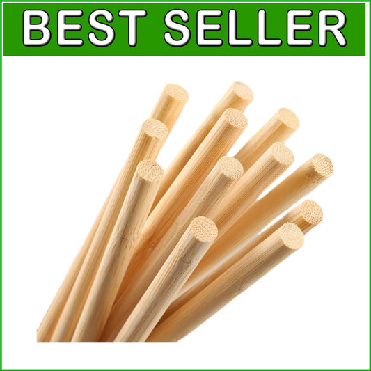 Smooth Surface Bamboo Craft Sticks - 50PCS, 3/8 x 48 Inches for Various Crafts