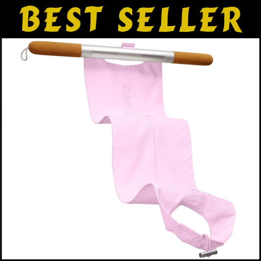 Eco-Friendly Non-Elastic Stretch Strap with Cork Handles for Full Body Training