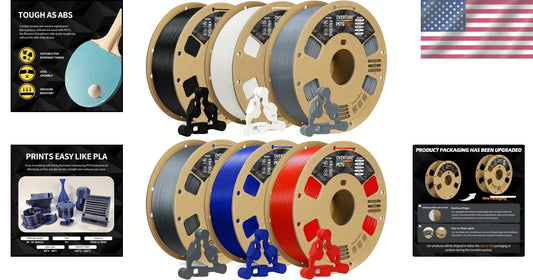 1.75mm 6kg PETG Filament Pack - Extensive Color Selection for All 3D Printers