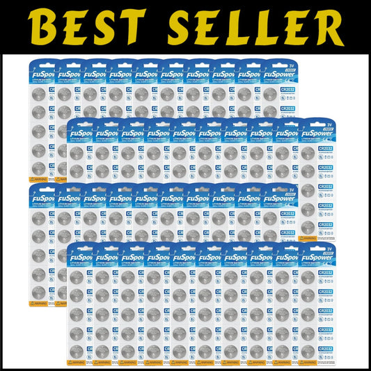 40-Pack CR2032 Lithium 3V Coin Batteries - Long-Lasting Power & Compatibility