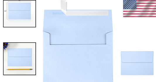 Durable Self-Seal A7 Envelopes in Baby Blue – Perfect for Every Occasion
