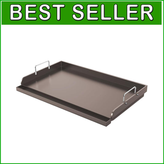 Durable Cast Iron Griddle for Gas Grill - 25" x 16" for Perfect Outdoor BBQs
