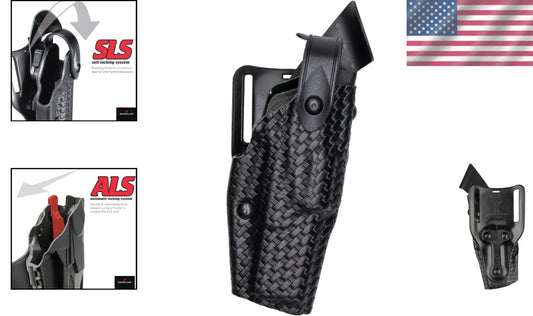 Level 3 Retention Duty Holster for Right-Handed Officers - Secure & Lightweight