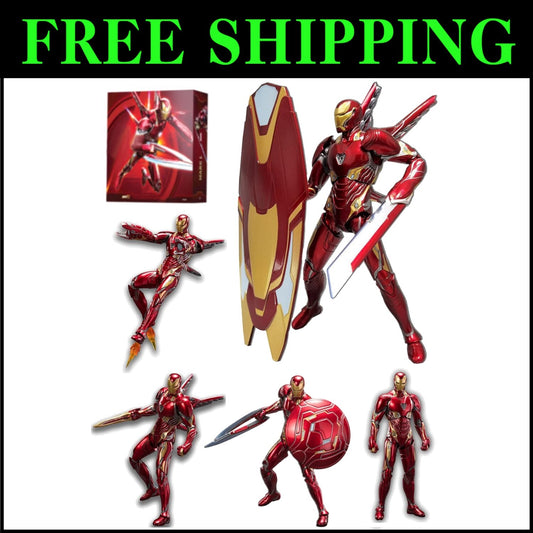 Ironman MK50 7-Inch Deluxe Figure - Multi-Joint Action & Eco-Friendly Design