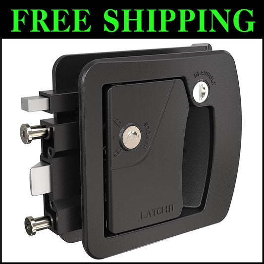 Class C RV Door Lock Replacement - 2 Mechanical Keys, Heavy Duty Construction