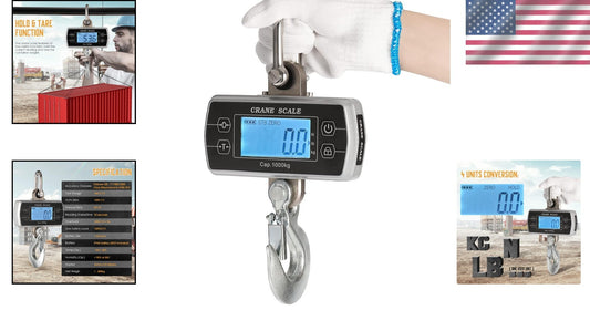 OIML Certified 2200lb Digital Scale - Ideal for Large Game and Industrial Use