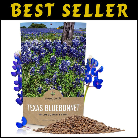 Bulk 1/4 Pound Bluebonnet Seeds - Over 4000 Fresh Wildflowers for Texas Gardens