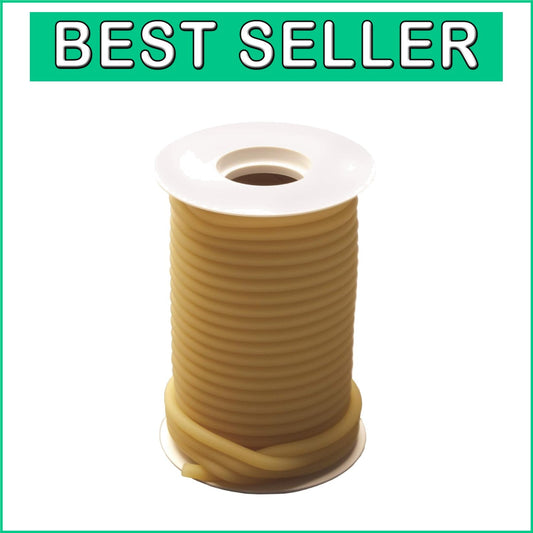 5/32" ID Latex Surgical Tubing - 50' Roll, Natural Rubber, 99.9% Protein-Free