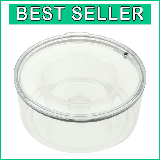 Dishwasher Safe Spill-Proof Water Bowl for Small Dogs and Cats - 1 Gal Tritan