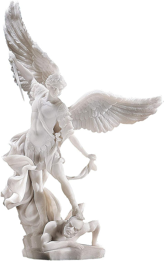 Exquisite St. Michael the Archangel Sculpture - Perfect for Home or Garden