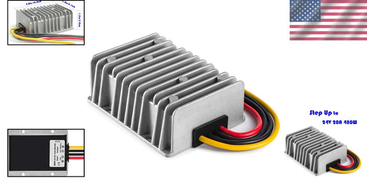 20A Waterproof DC/DC Voltage Regulator Boost Converter for Vehicles & Boats