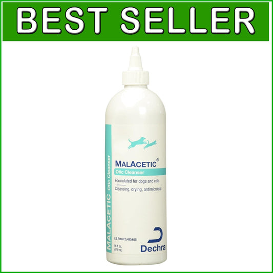 All-Natural MalAcetic Otic AP – 16 oz Ear & Skin Cleanser for Dogs of All Ages
