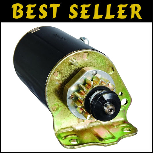 New Replacement Starter Compatible with Briggs & Stratton, 14-Tooth 12V Motor