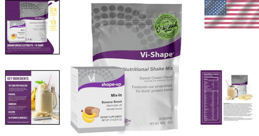 Delicious Banana Bread Electrolyte Shake & Meal Replacement - 24+15 Servings