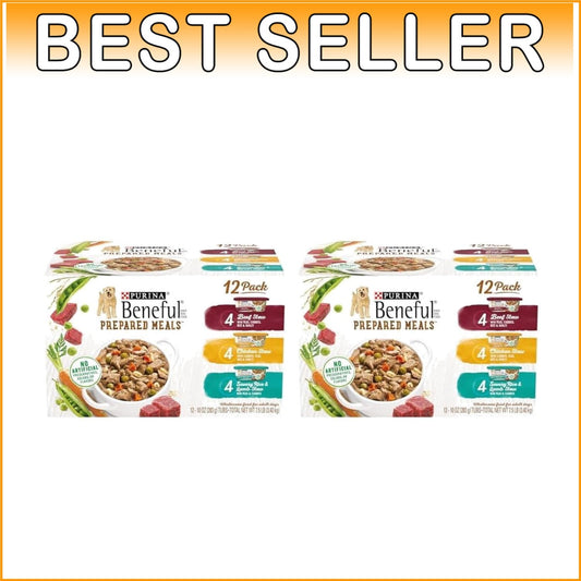 10 oz. Purina Wet Dog Food Variety Pack - Complete Meals for All Life Stages