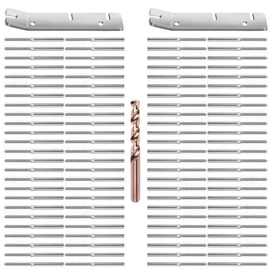 Durable 3/16” Swage Lag Screws & Tools - Railing Hardware for Decks & Stairs