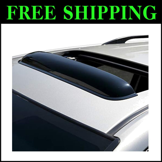 Universal 35-Inch Moonroof Visor - Elegant Sunroof Rain Guard & Wind Deflector
