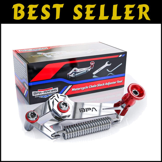 Patented Motorcycle Chain Slack Adjuster Tool for Quick and Precise Tensioning