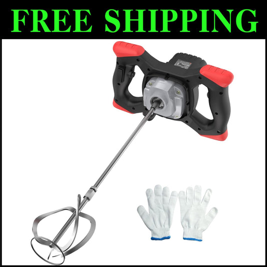 Versatile Cement Mixer with 6 Speed Settings for Efficient Material Mixing