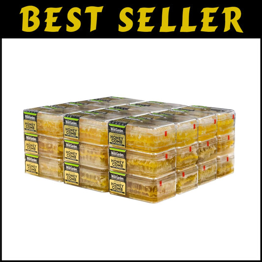 36-Pack Fresh Raw Honeycomb - 100% Natural with No Additives or Preservatives