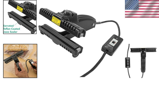 Fast 6" Handheld Heat Sealer - Perfect for Various Bag Types & Food Storage