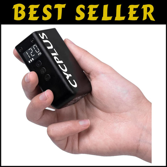 Compact 120 PSI Mini Inflator for E-Bikes and Mountain Bikes - Auto Stop Feature