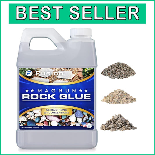 Ultimate 128oz Gel-Based Rock and Gravel Adhesive for Landscaping Excellence