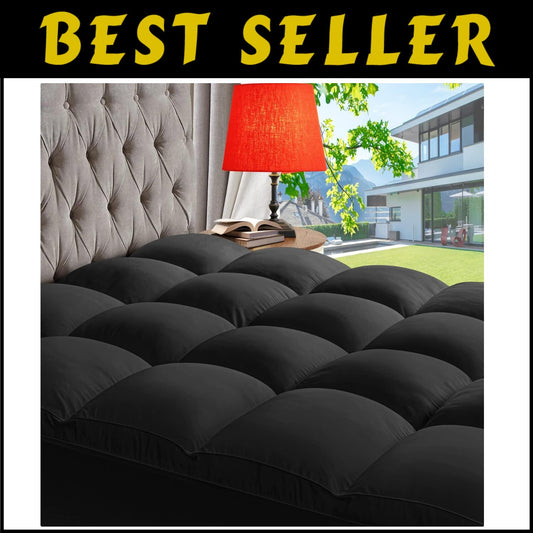 Cozy Down Alternative California King Mattress Pad - King Size with Deep Pocket