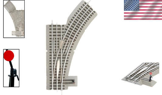 Easy Assembly FasTrack 036 Right-Hand Switch - Enhance Your Train Track Setup