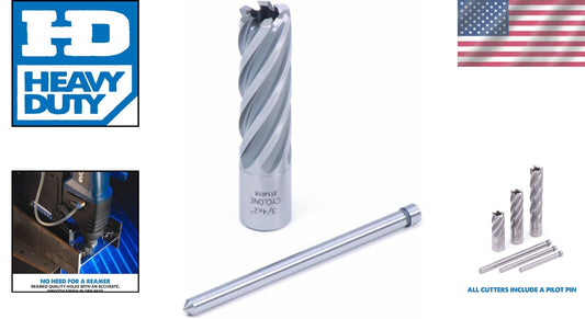 Cyclone High Speed Steel Cutter - 17/32-Inch Diameter, Precision Tool