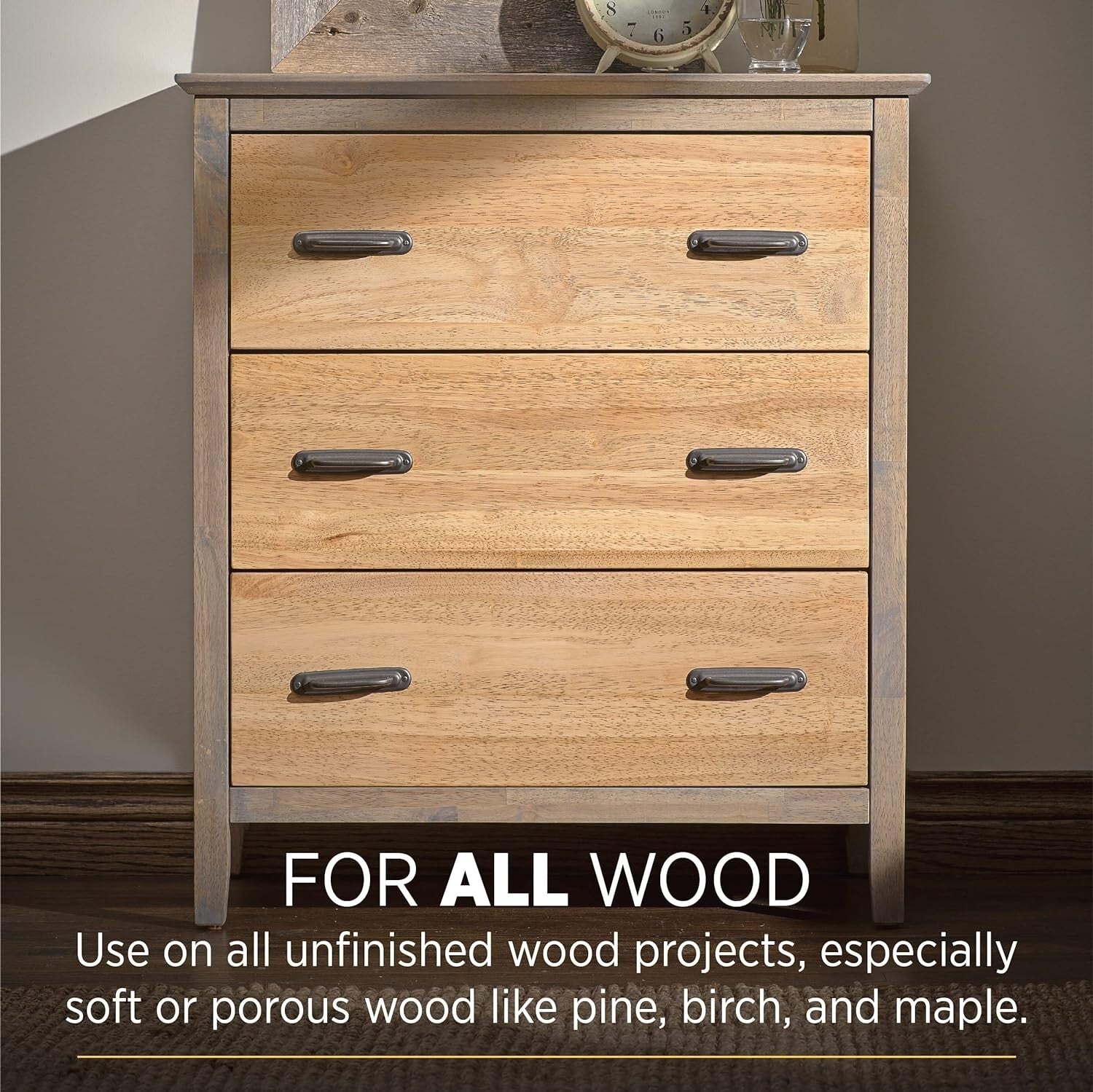 1 Gallon Oil-Based Pre-Stain Wood Conditioner for Even Stain Penetration